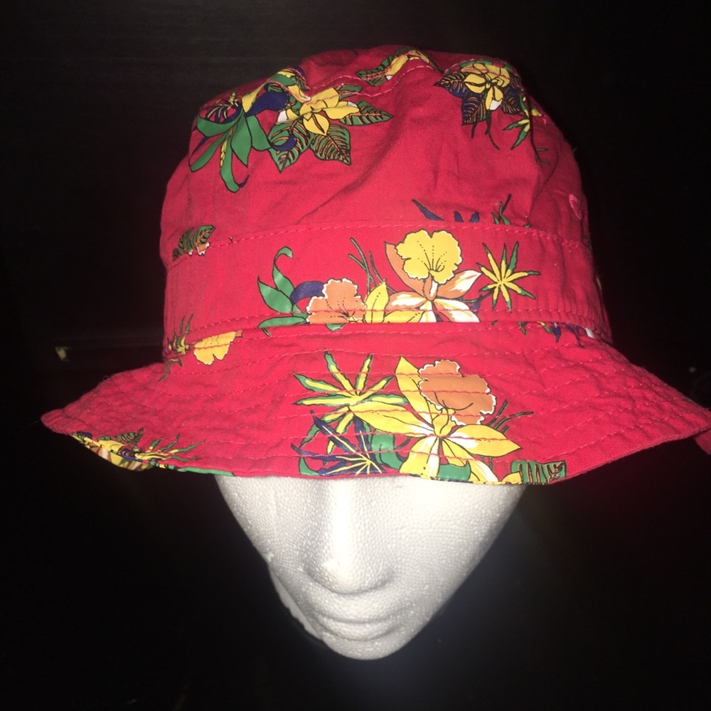 Obey floral bucket hat